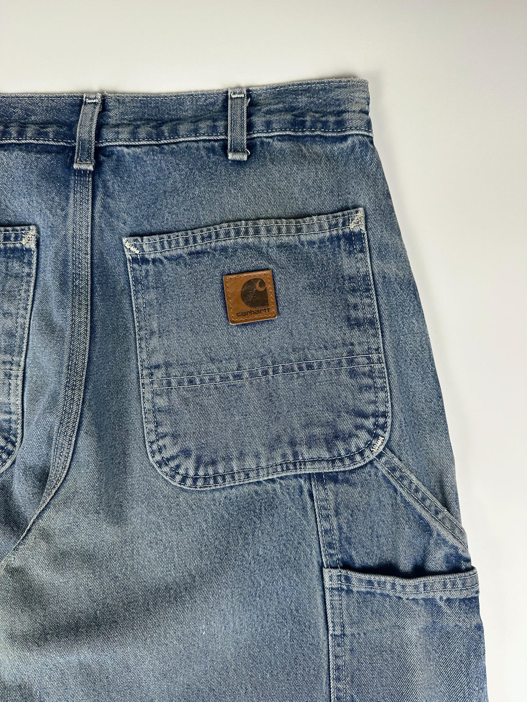 Preloved 2010s Carhartt B13 Original Dungaree Fit Workwear Carpenter Jeans (31x31)