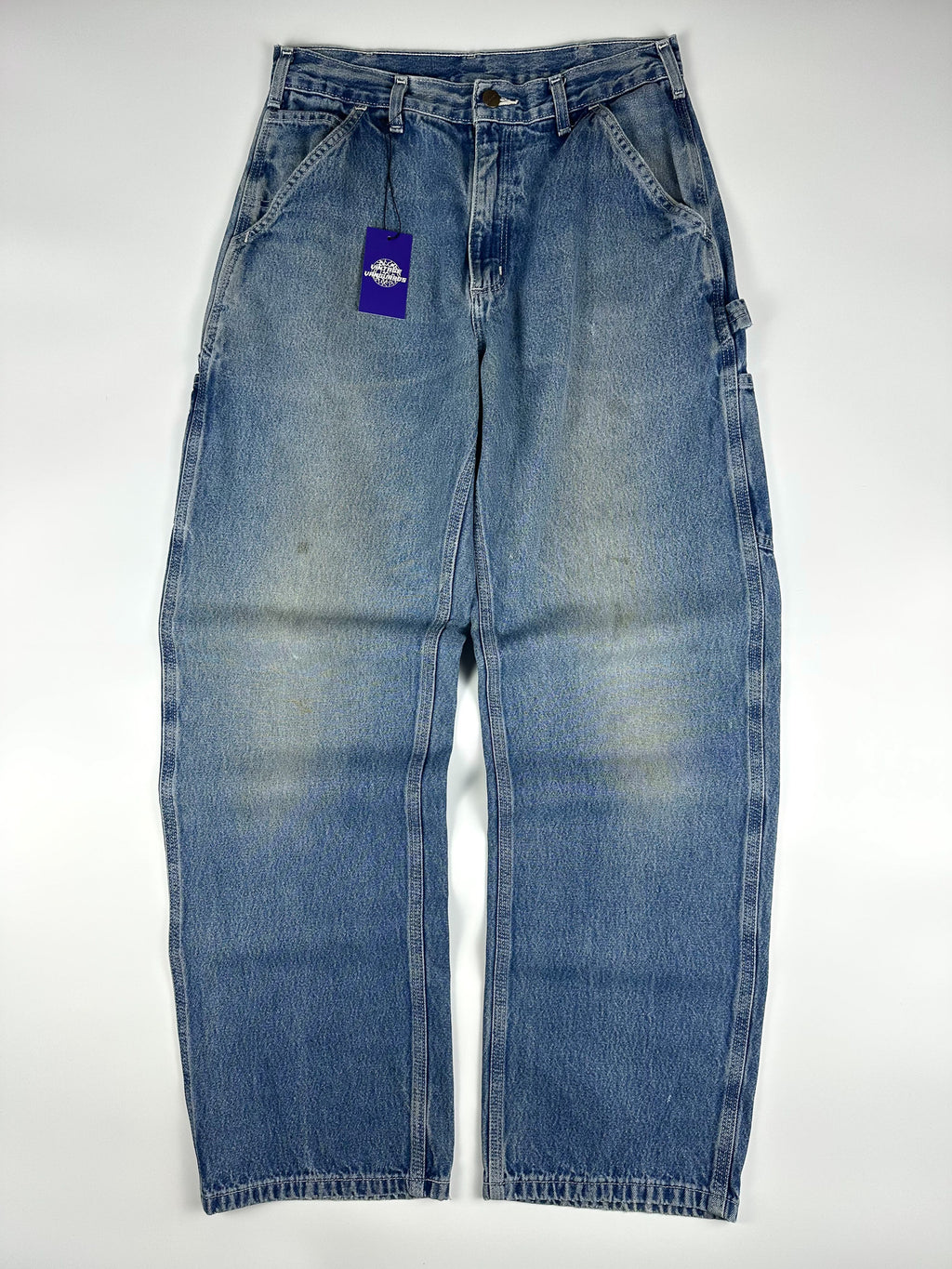 Preloved 2010s Carhartt B13 Original Dungaree Fit Workwear Carpenter Jeans (31x31)