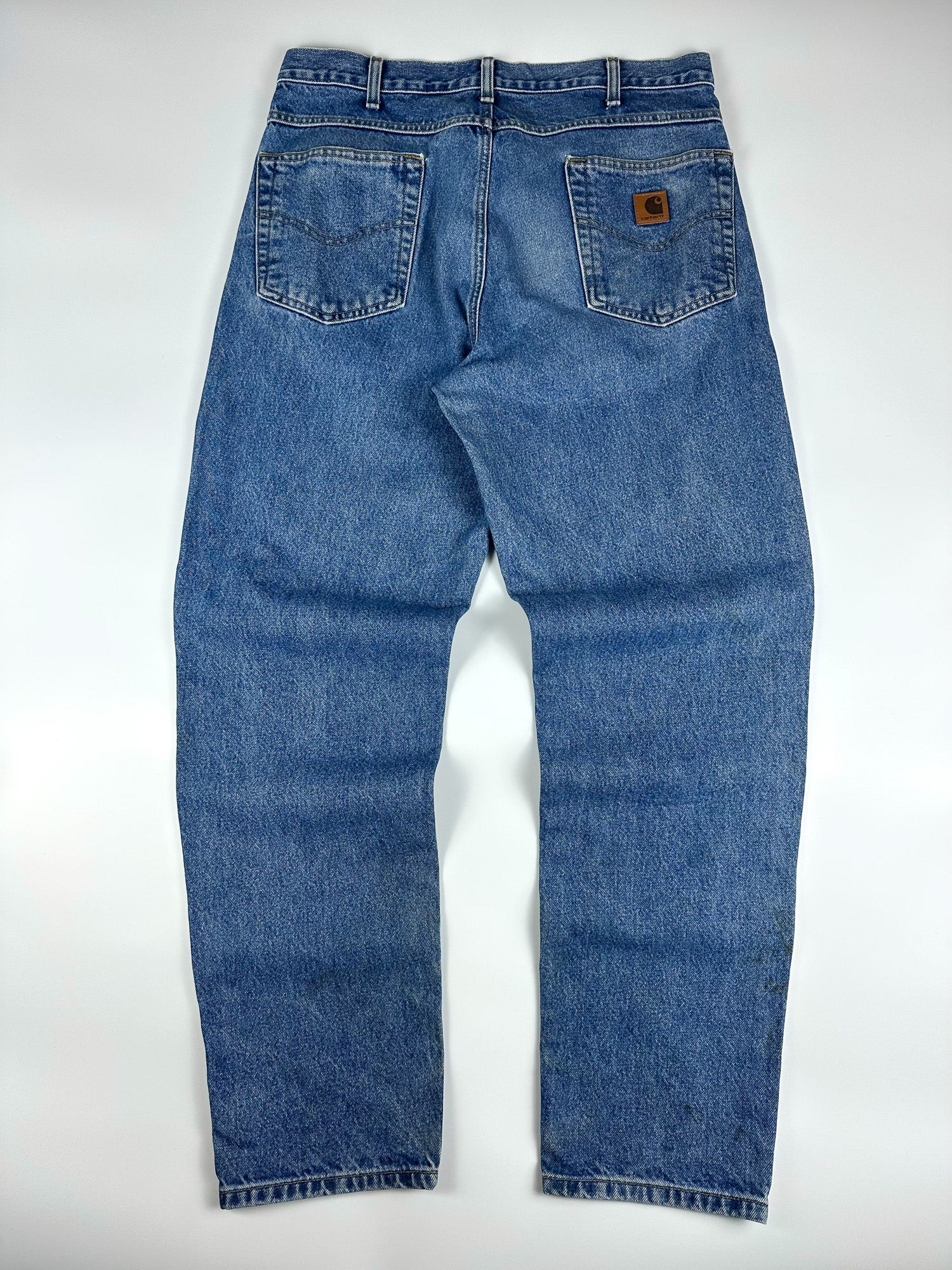 Preloved 2010s Carhartt B17 Relaxed Fit Workwear Carpenter Jeans (34x31)