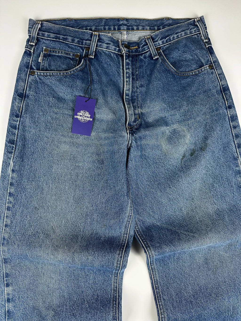 Preloved 2010s Carhartt B17 Relaxed Fit Workwear Carpenter Jeans (34x31)