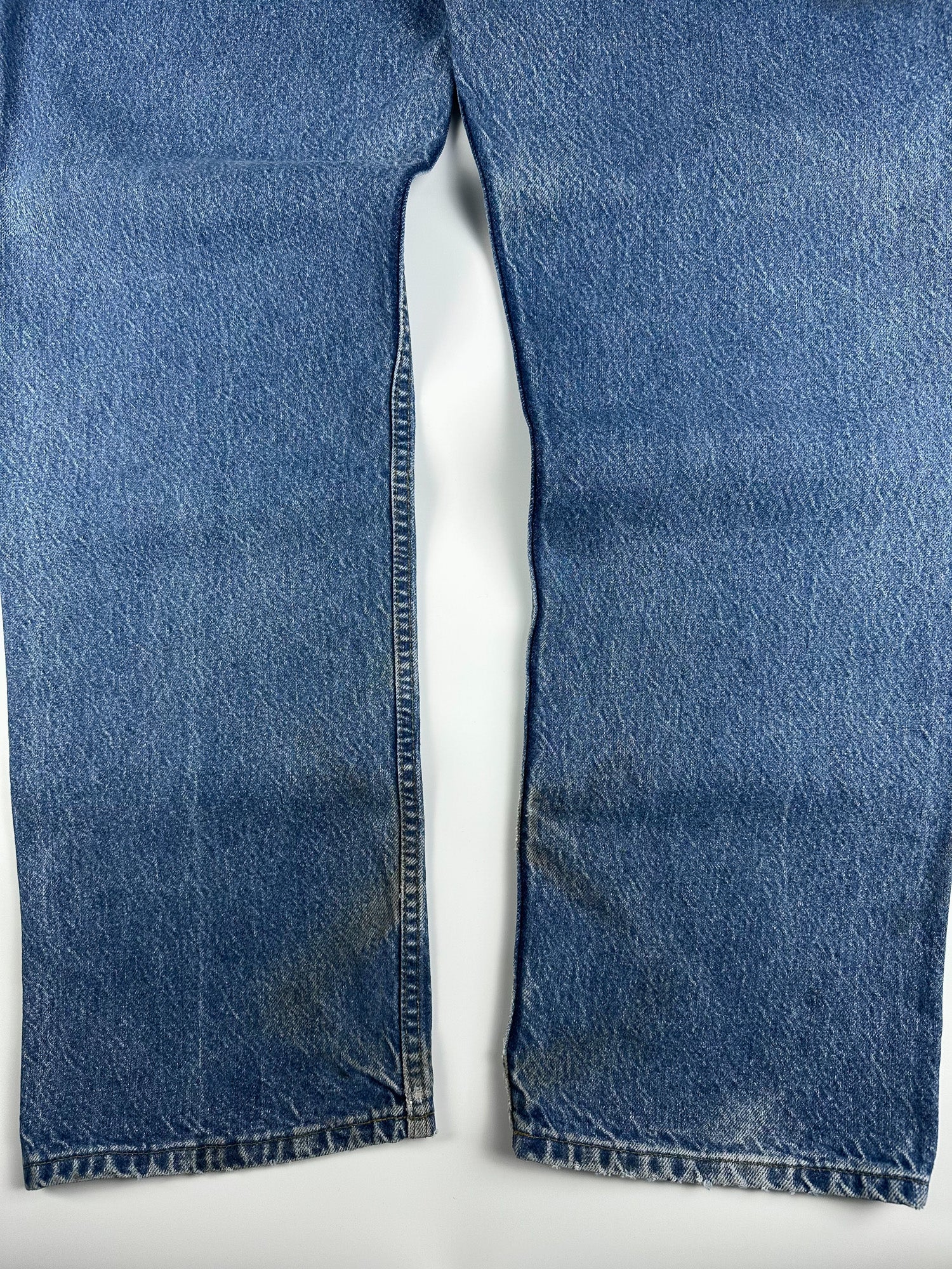Vintage 00s 2002 Carhartt B19 Made in Mexico Relaxed Straight Fit Carpenter Jeans (38x31)