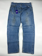 Vintage 00s 2002 Carhartt B19 Made in Mexico Relaxed Straight Fit Carpenter Jeans (38x31)