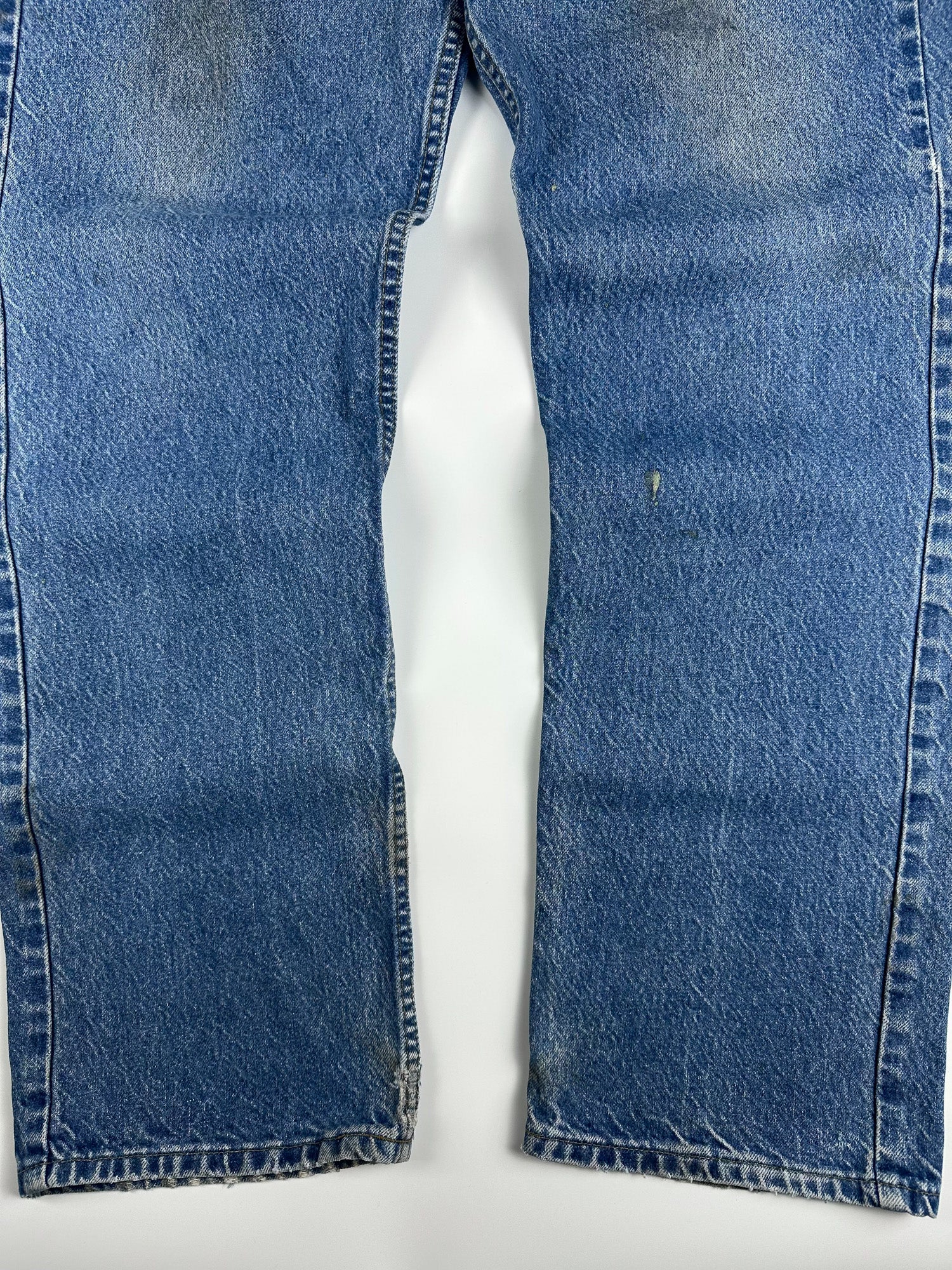 Vintage 00s 2002 Carhartt B19 Made in Mexico Relaxed Straight Fit Carpenter Jeans (38x31)