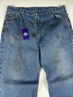 Vintage 00s 2002 Carhartt B19 Made in Mexico Relaxed Straight Fit Carpenter Jeans (38x31)