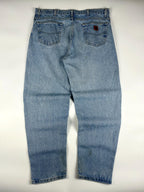 Vintage 90s Carhartt B17 Made in USA Relaxed Straight Fit Workwear Carpenter Jeans (40x31)