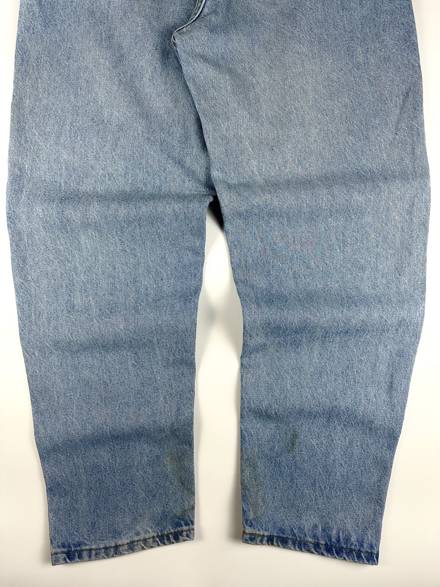 Vintage 90s Carhartt B17 Made in USA Relaxed Straight Fit Workwear Carpenter Jeans (40x31)