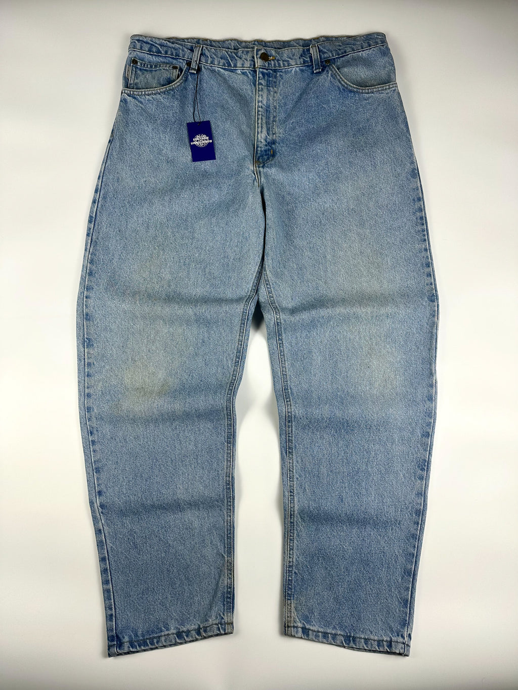 Vintage 90s Carhartt B17 Made in USA Relaxed Straight Fit Workwear Carpenter Jeans (40x31)