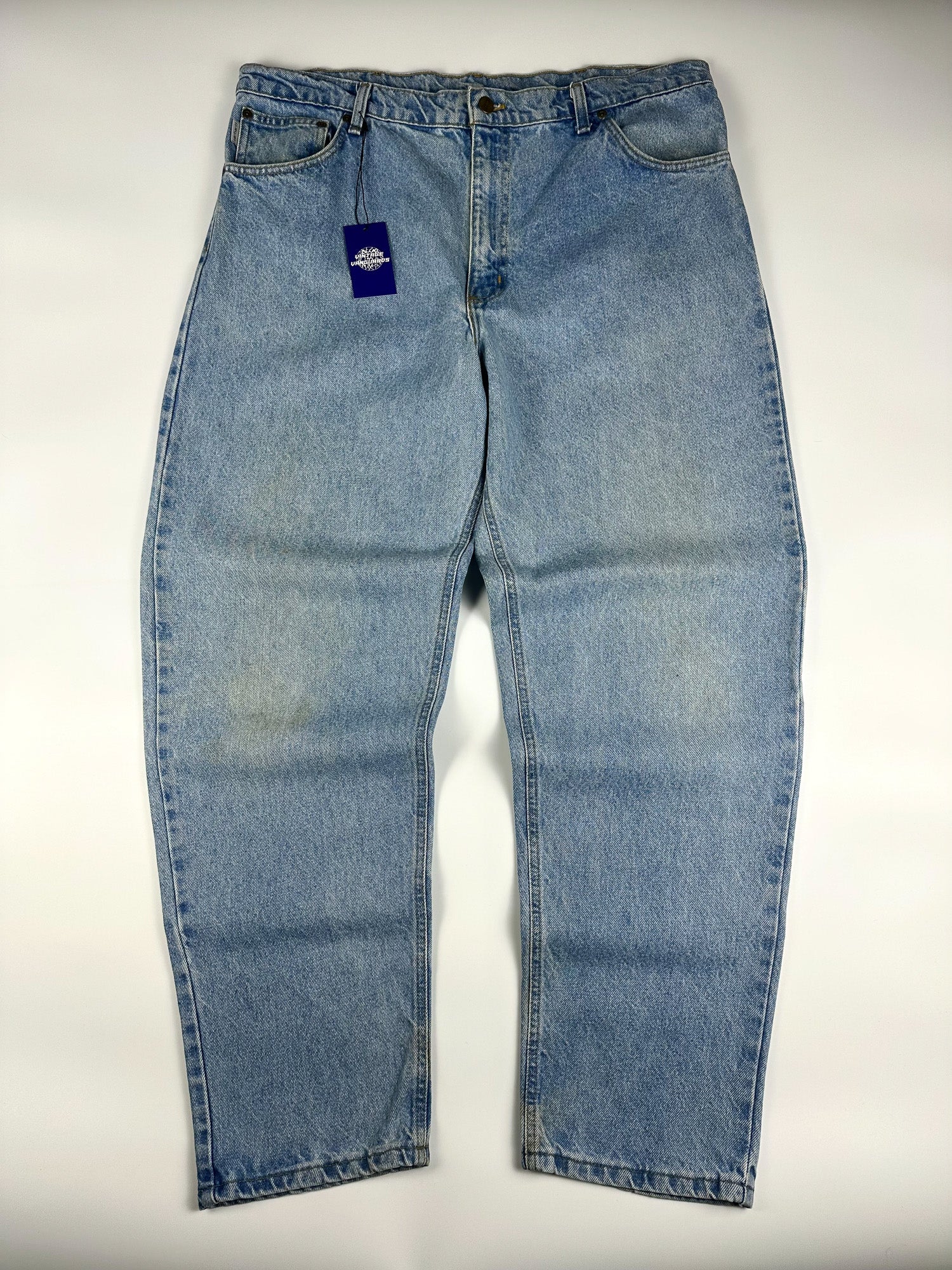 Vintage 90s Carhartt B17 Made in USA Relaxed Straight Fit Workwear Carpenter Jeans (40x31)