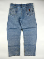 Preloved 2010s Carhartt B17 Relaxed Straight Fit Workwear Carpenter Jeans (37x31)