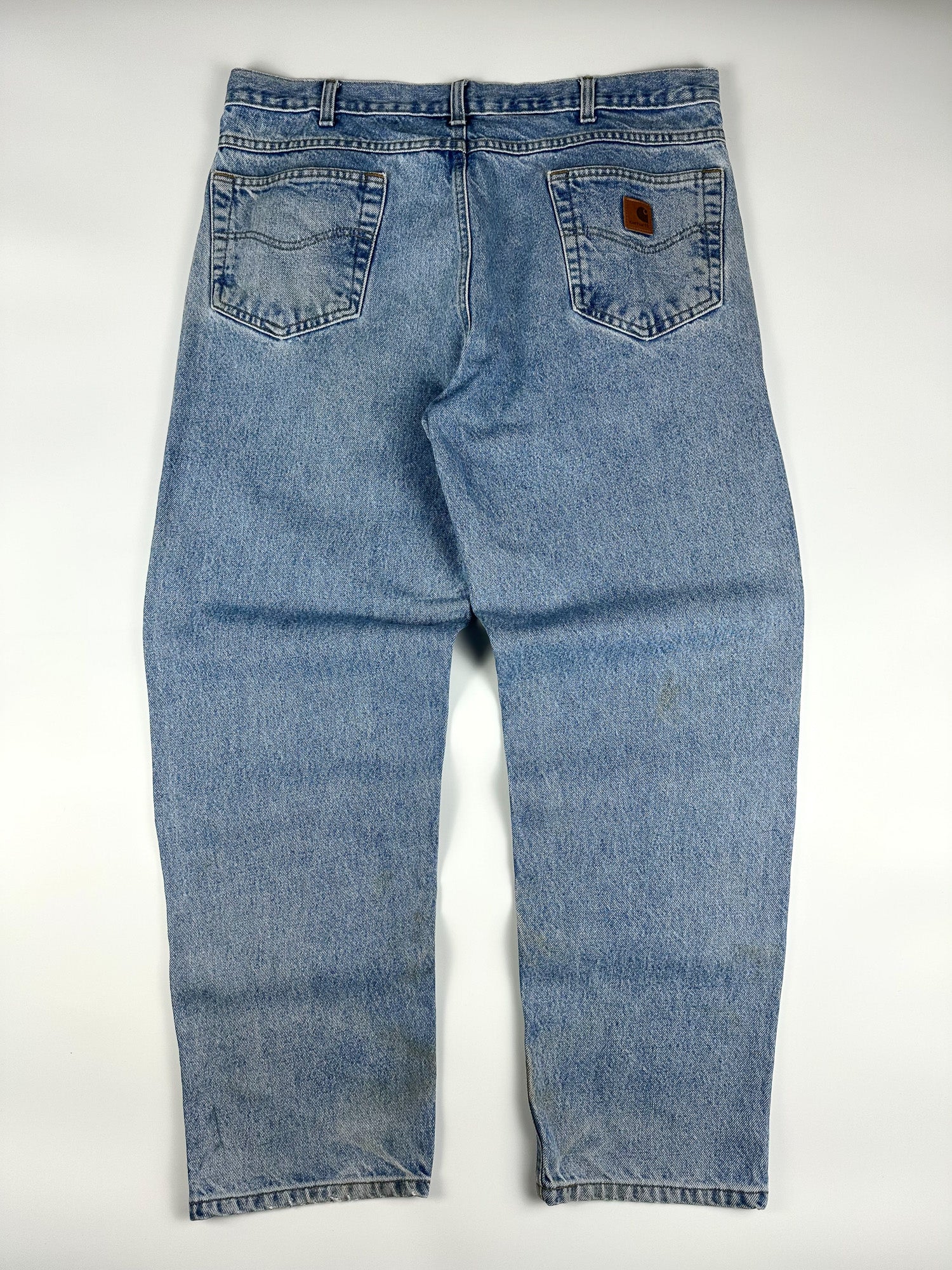 Preloved 2010s Carhartt B17 Relaxed Straight Fit Workwear Carpenter Jeans (37x31)