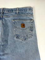 Preloved 2010s Carhartt B17 Relaxed Straight Fit Workwear Carpenter Jeans (37x31)