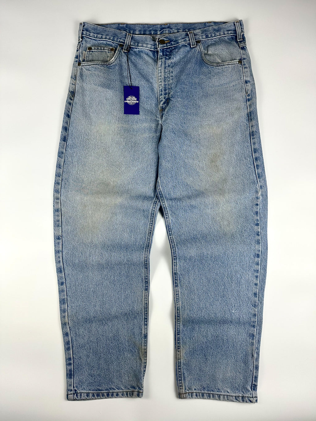 Preloved 2010s Carhartt B17 Relaxed Straight Fit Workwear Carpenter Jeans (37x31)