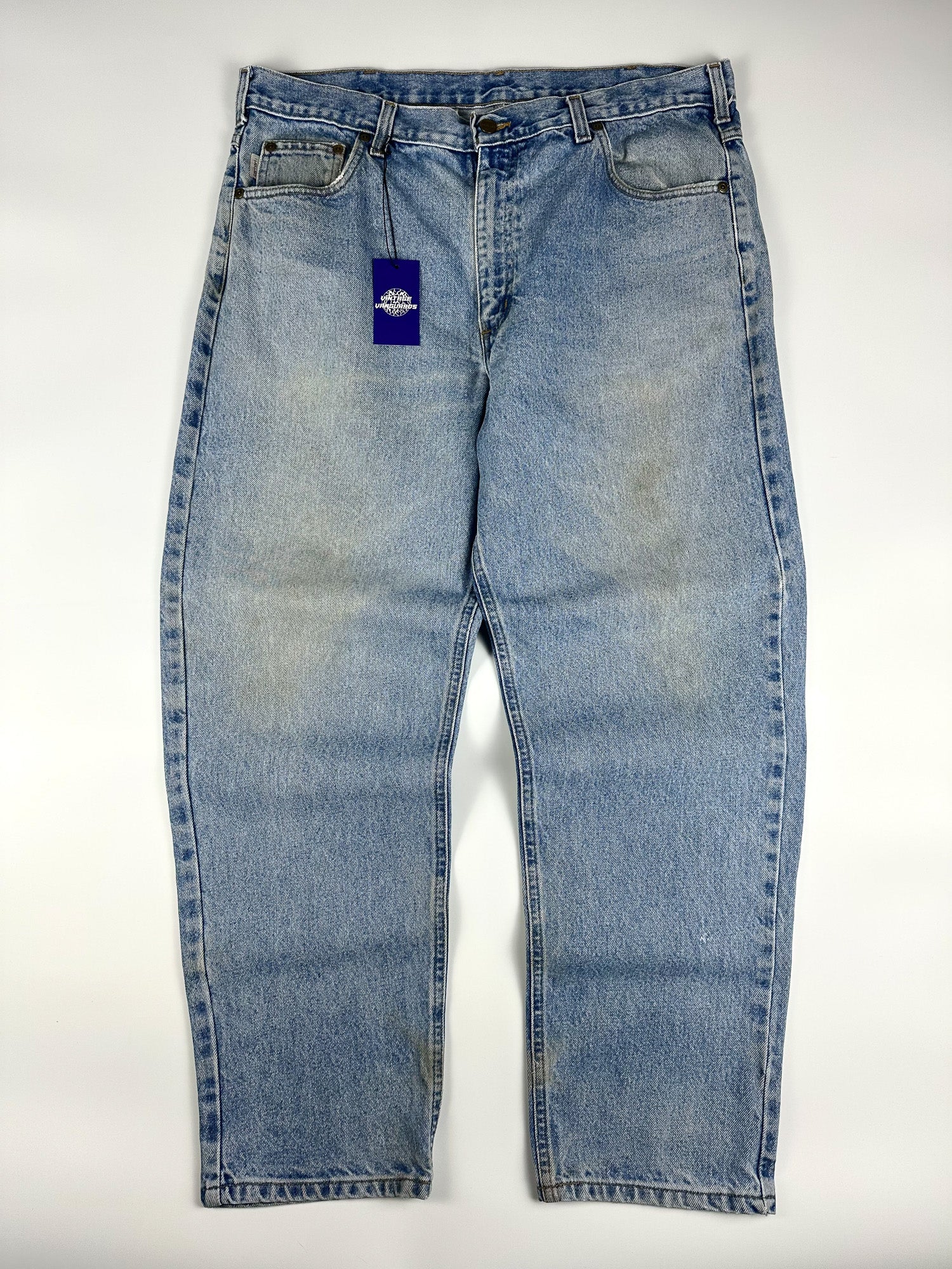 Preloved 2010s Carhartt B17 Relaxed Straight Fit Workwear Carpenter Jeans (37x31)