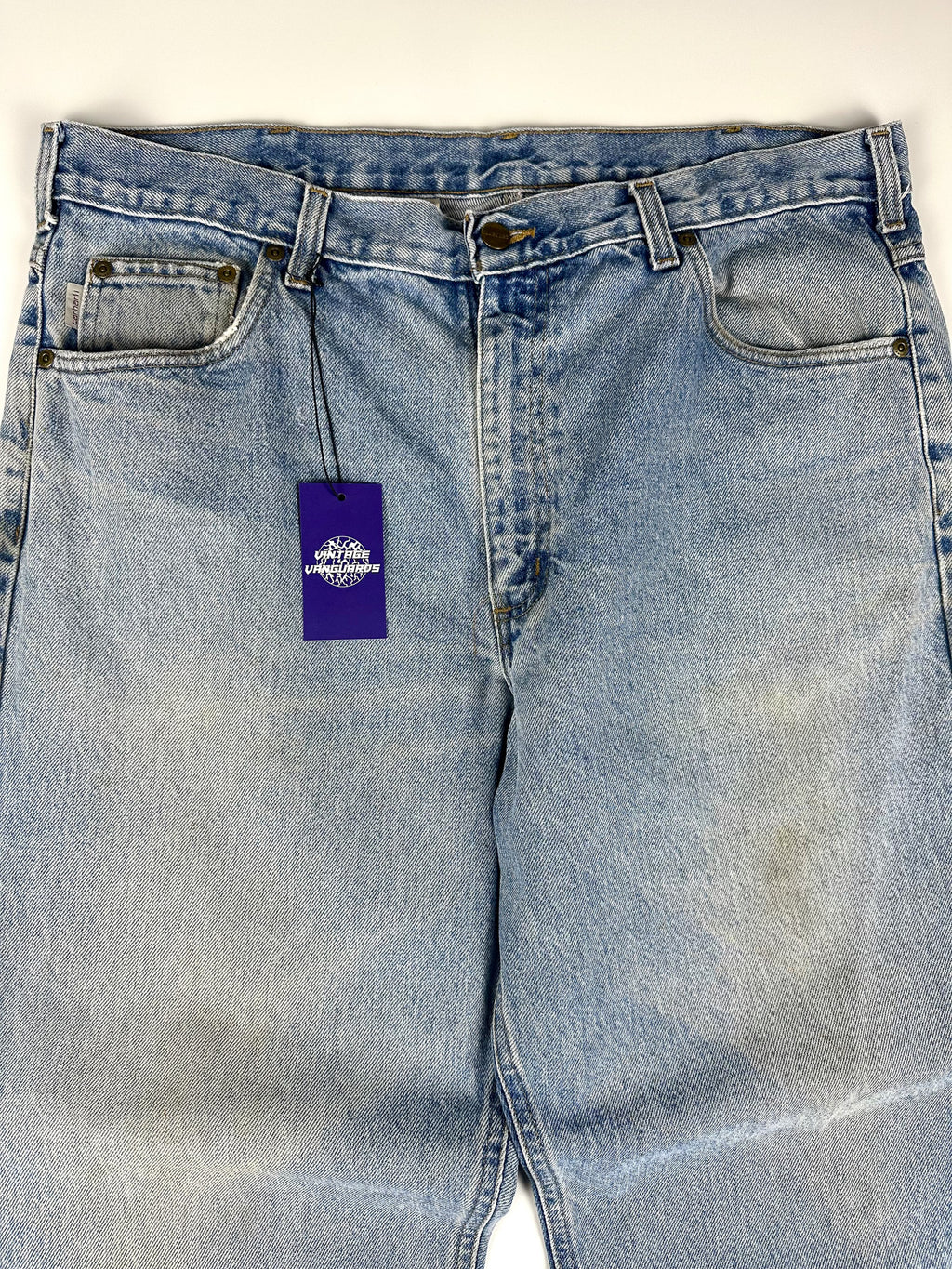 Preloved 2010s Carhartt B17 Relaxed Straight Fit Workwear Carpenter Jeans (37x31)