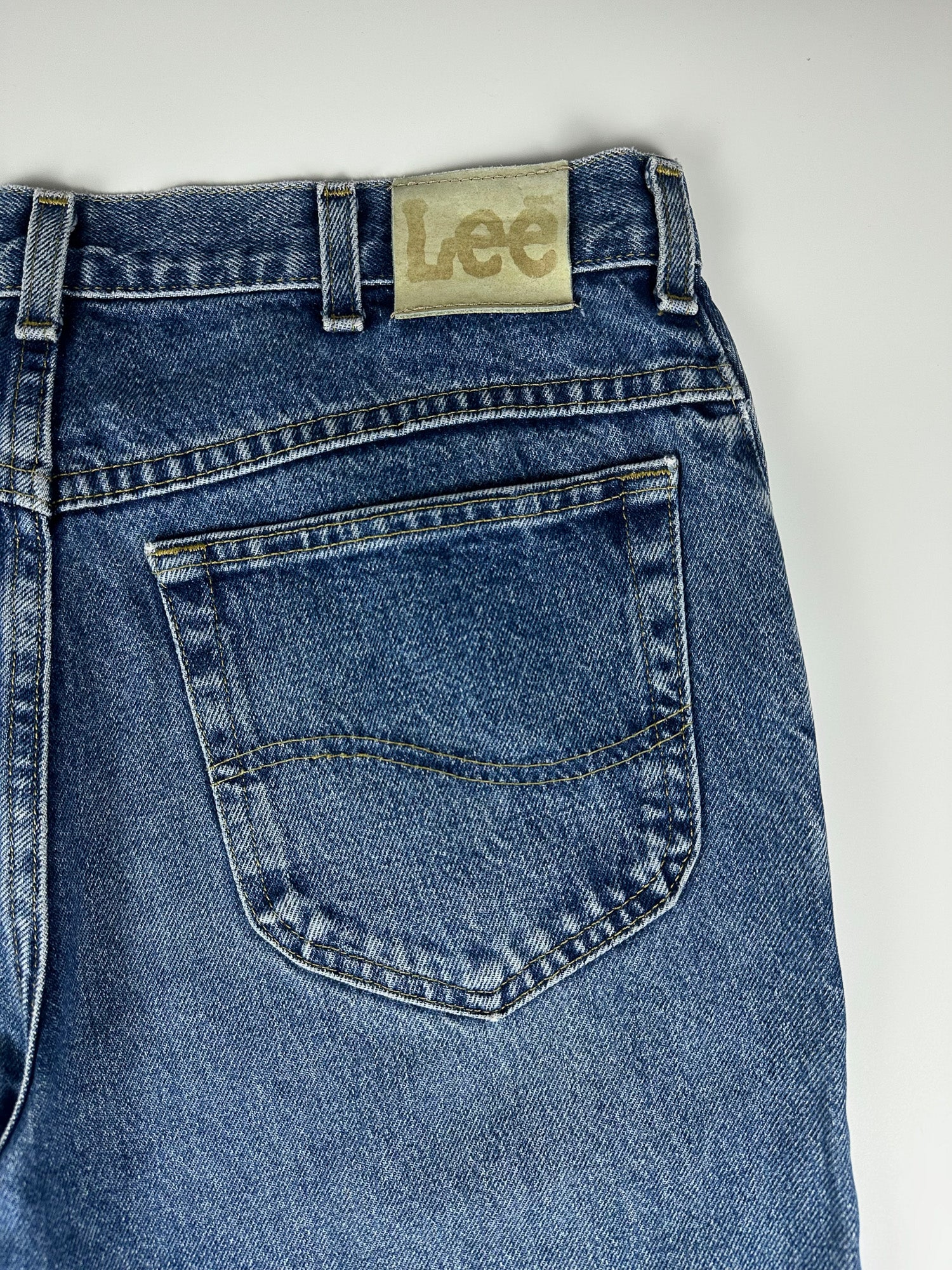 Vintage 90s Lee Rider Straight Relaxed Fit 5-Pocket Denim Jeans (34x32)