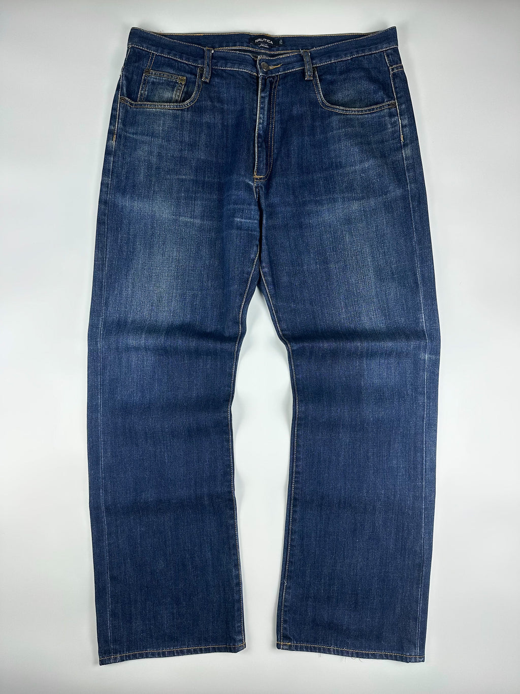 Vintage 00s Nautica Relaxed Wide Fit 5-Pocket Denim Jeans (38x32)