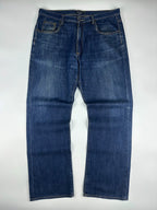 Vintage 00s Nautica Relaxed Wide Fit 5-Pocket Denim Jeans (38x32)