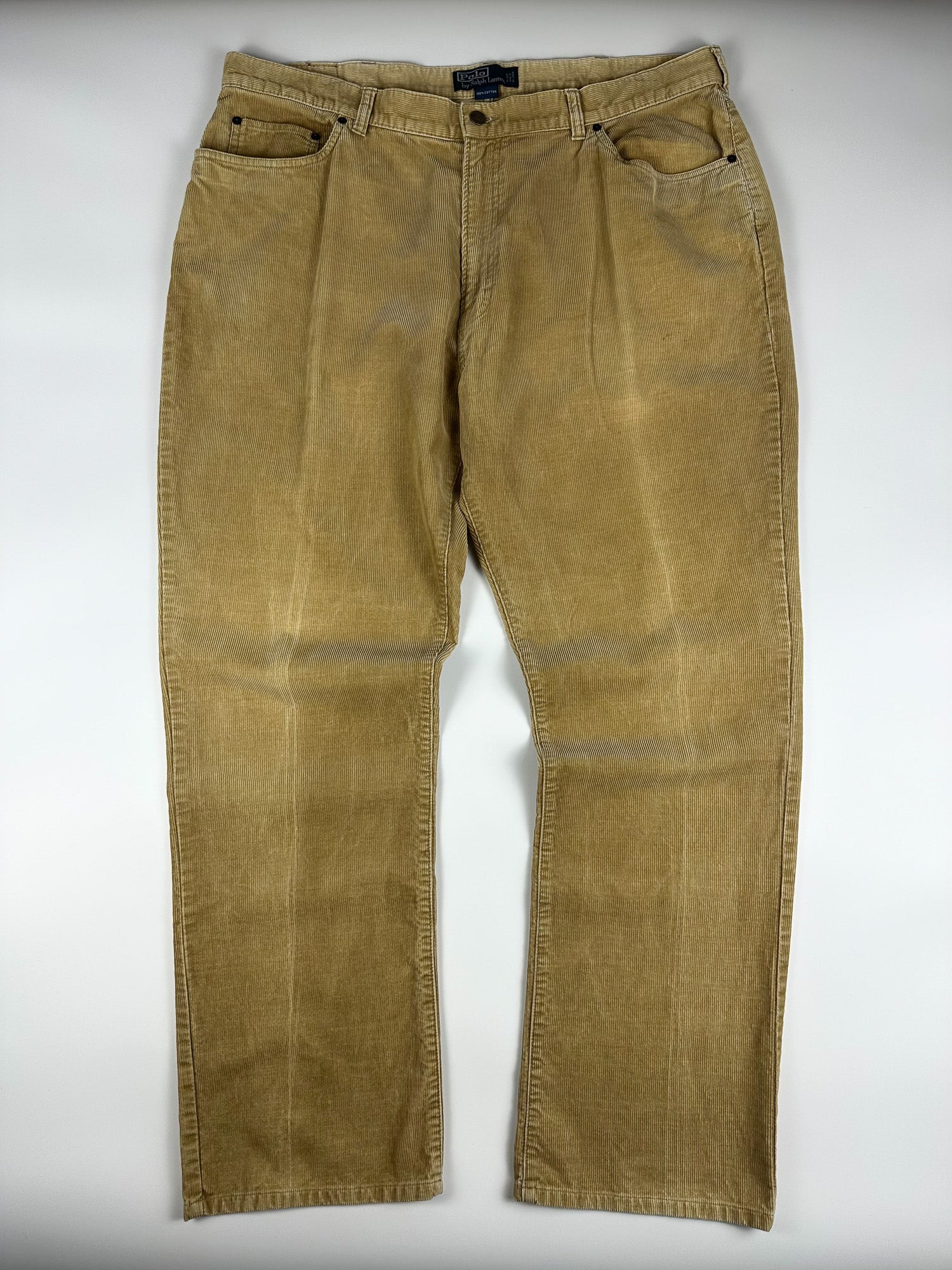 Vintage 90s Polo Ralph Lauren Corduroy 5-Pocket Trouser Pants (40x32)