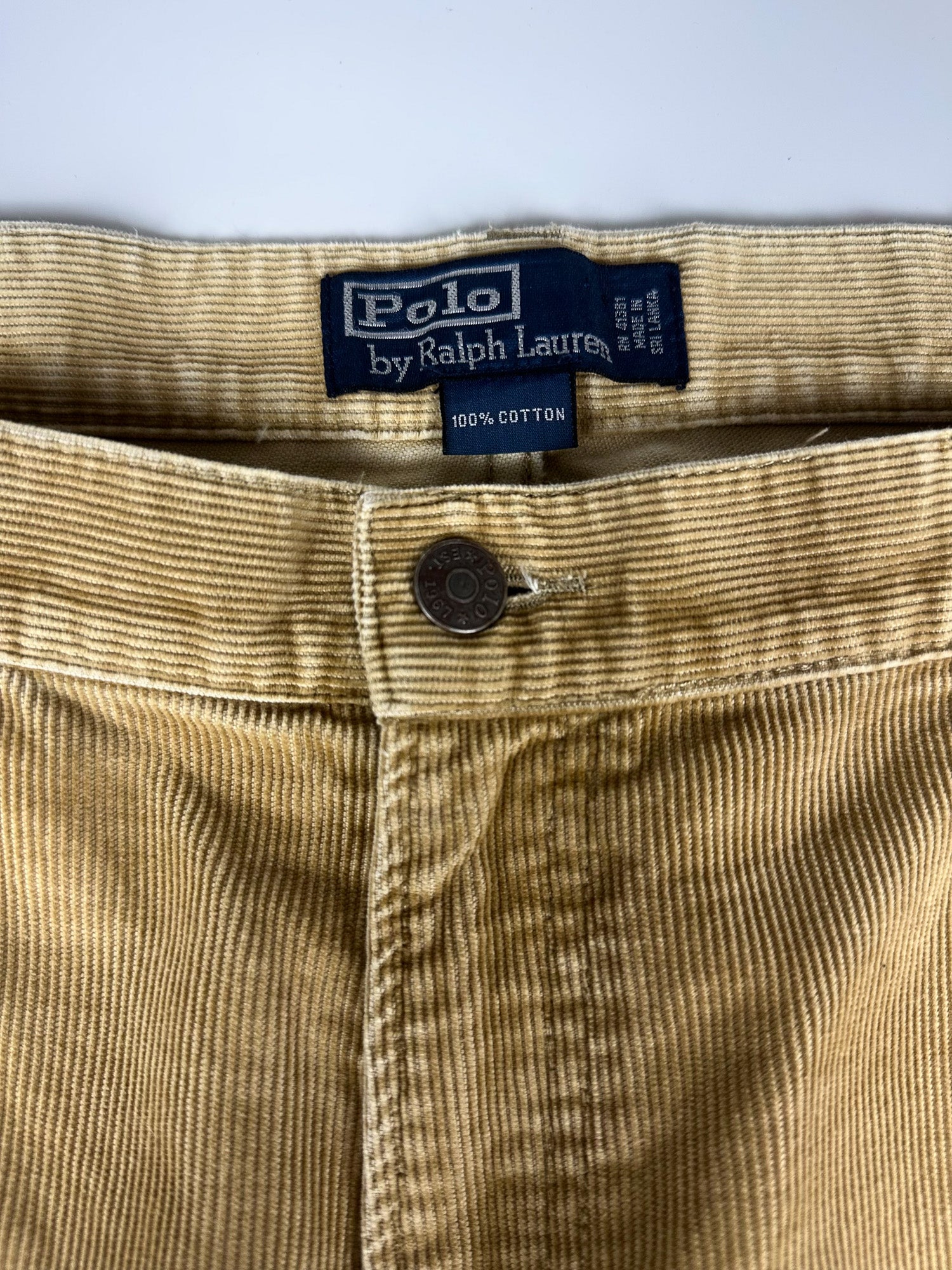 Vintage 90s Polo Ralph Lauren Corduroy 5-Pocket Trouser Pants (40x32)