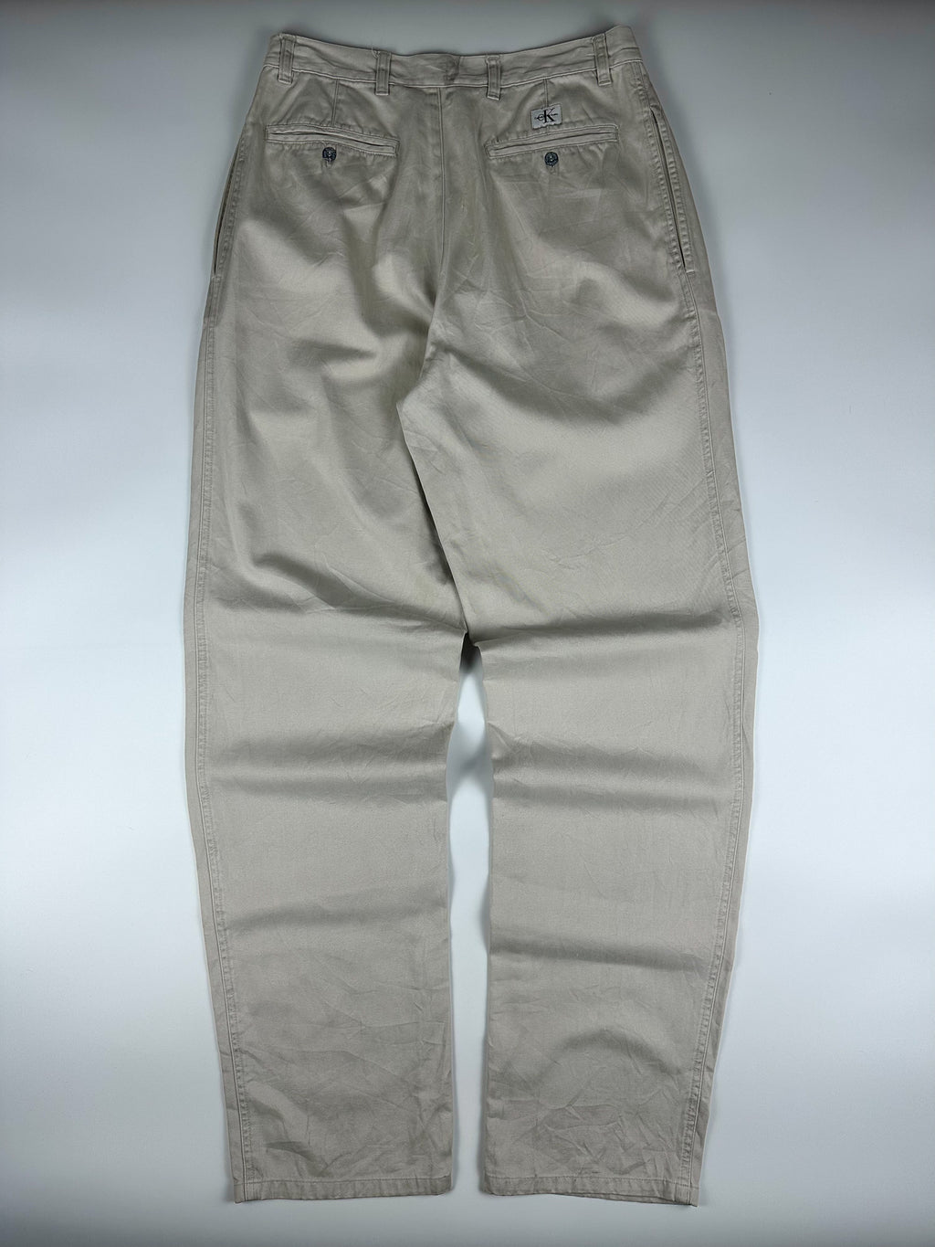 Vintage 90s Calvin Klein Pleated Relaxed Fit Stephens Trouser Pants (30x32)