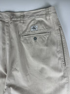 Vintage 90s Calvin Klein Pleated Relaxed Fit Stephens Trouser Pants (30x32)