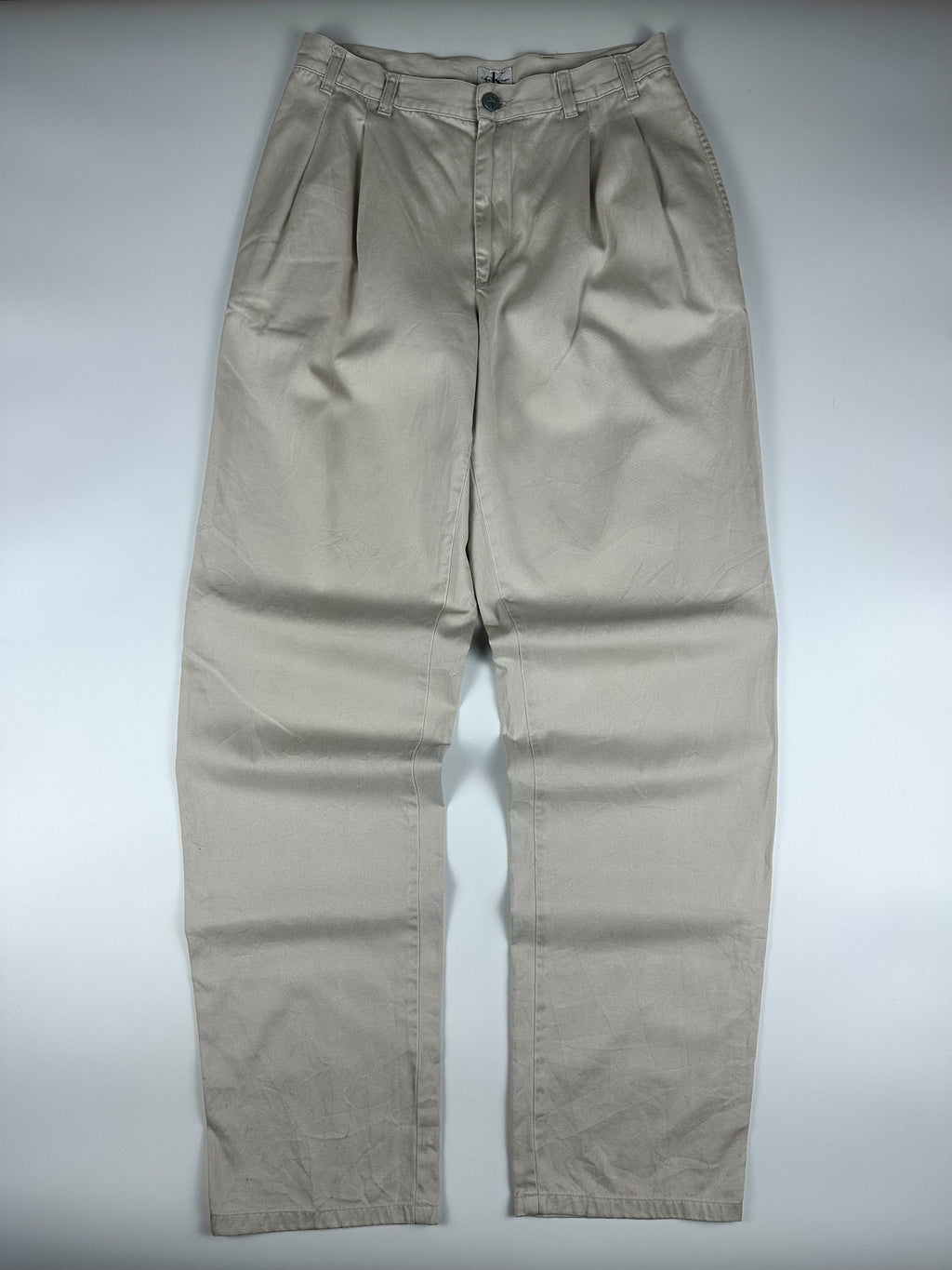 Vintage 90s Calvin Klein Pleated Relaxed Fit Stephens Trouser Pants (30x32)
