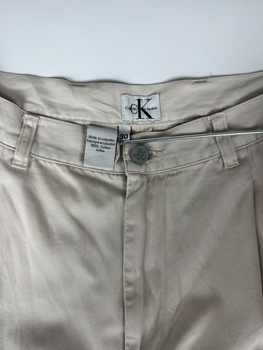 Vintage 90s Calvin Klein Pleated Relaxed Fit Stephens Trouser Pants (30x32)