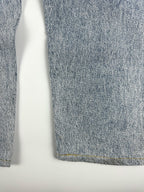 Vintage 90s 1990 Levi's 550 Made in USA Relaxed Fit Acid Wash Denim Jeans (31x29)