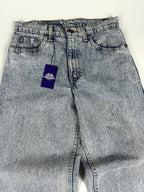 Vintage 90s 1990 Levi's 550 Made in USA Relaxed Fit Acid Wash Denim Jeans (31x29)