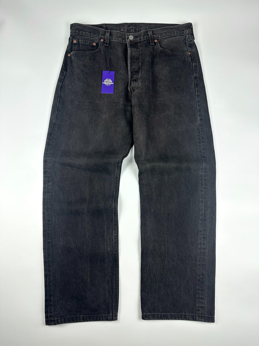 Vintage 90s 1995 Levi's 501 Made in USA Straight Fit 5-Pocket Denim Jeans (35x28)