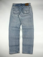 Vintage 90s 1998 Levi's 604 Orange Tab Made in Australia Straight Fit Denim Jeans (33x31)