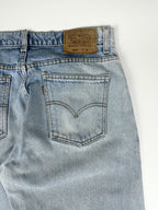 Vintage 90s 1998 Levi's 604 Orange Tab Made in Australia Straight Fit Denim Jeans (33x31)