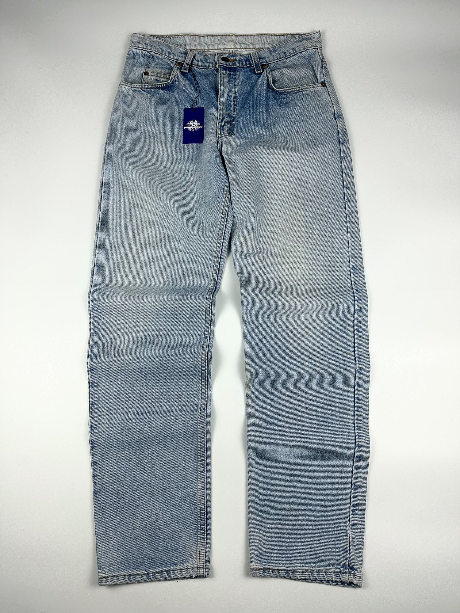 Vintage 90s 1998 Levi's 604 Orange Tab Made in Australia Straight Fit Denim Jeans (33x31)