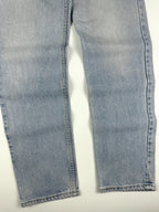 Vintage 90s 1998 Levi's 604 Orange Tab Made in Australia Straight Fit Denim Jeans (33x31)