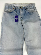 Vintage 90s 1998 Levi's 604 Orange Tab Made in Australia Straight Fit Denim Jeans (33x31)