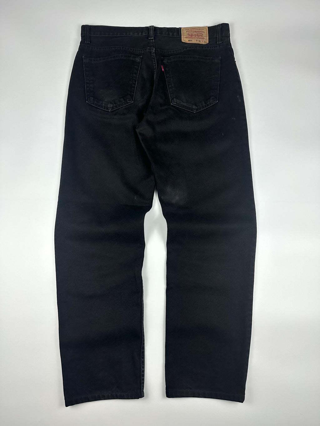 Vintage 00s 2001 Levi's 504 Made in Australia Regular Straight Fit Denim Jeans (35x30)