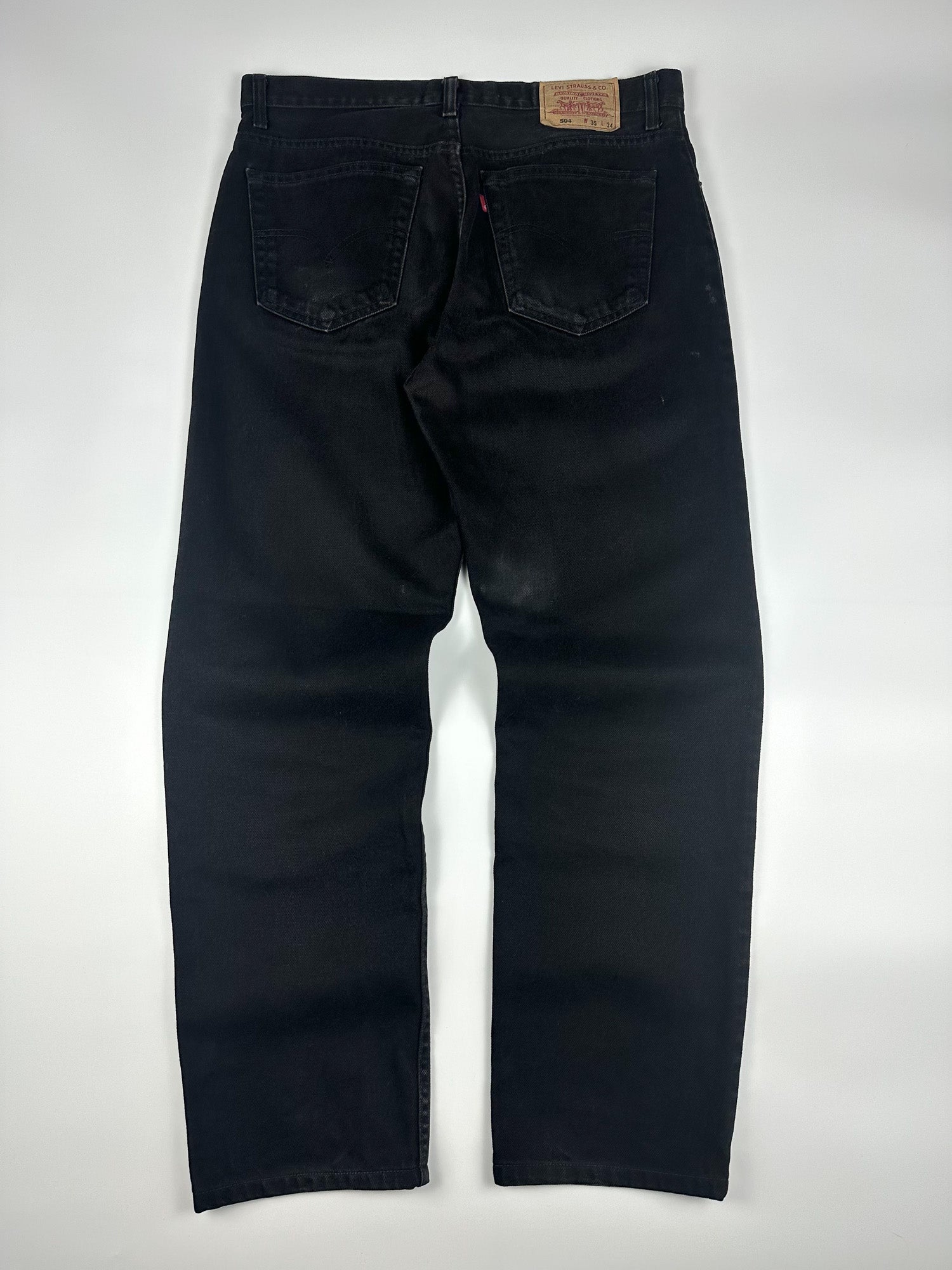 Vintage 00s 2001 Levi's 504 Made in Australia Regular Straight Fit Denim Jeans (35x30)