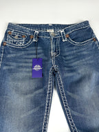 Vintage 00s True Religion Billy Super T Made in USA Low Rise Boot Cut Slim Jeans (32x29)