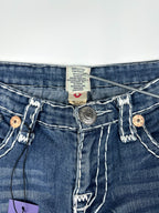 Vintage 00s True Religion Billy Super T Made in USA Low Rise Boot Cut Slim Jeans (32x29)