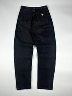 Vintage 90s Guess Georges Marciano Made in USA High-Rise Slim Tapered Fit Denim Mom Jeans (28x29)