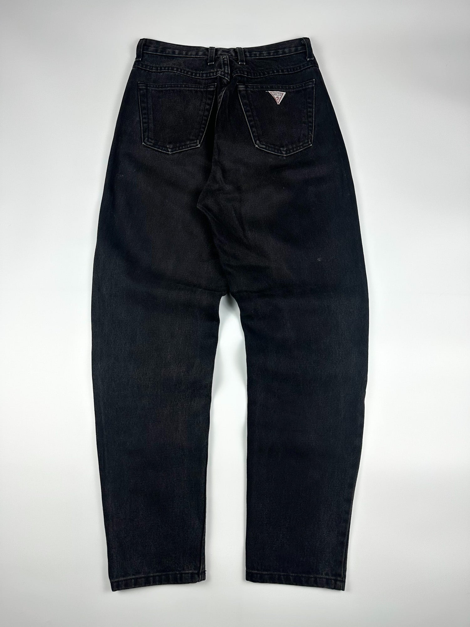 Vintage 90s Guess Georges Marciano Made in USA High-Rise Slim Tapered Fit Denim Mom Jeans (28x29)