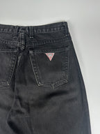 Vintage 90s Guess Georges Marciano Made in USA High-Rise Slim Tapered Fit Denim Mom Jeans (28x29)