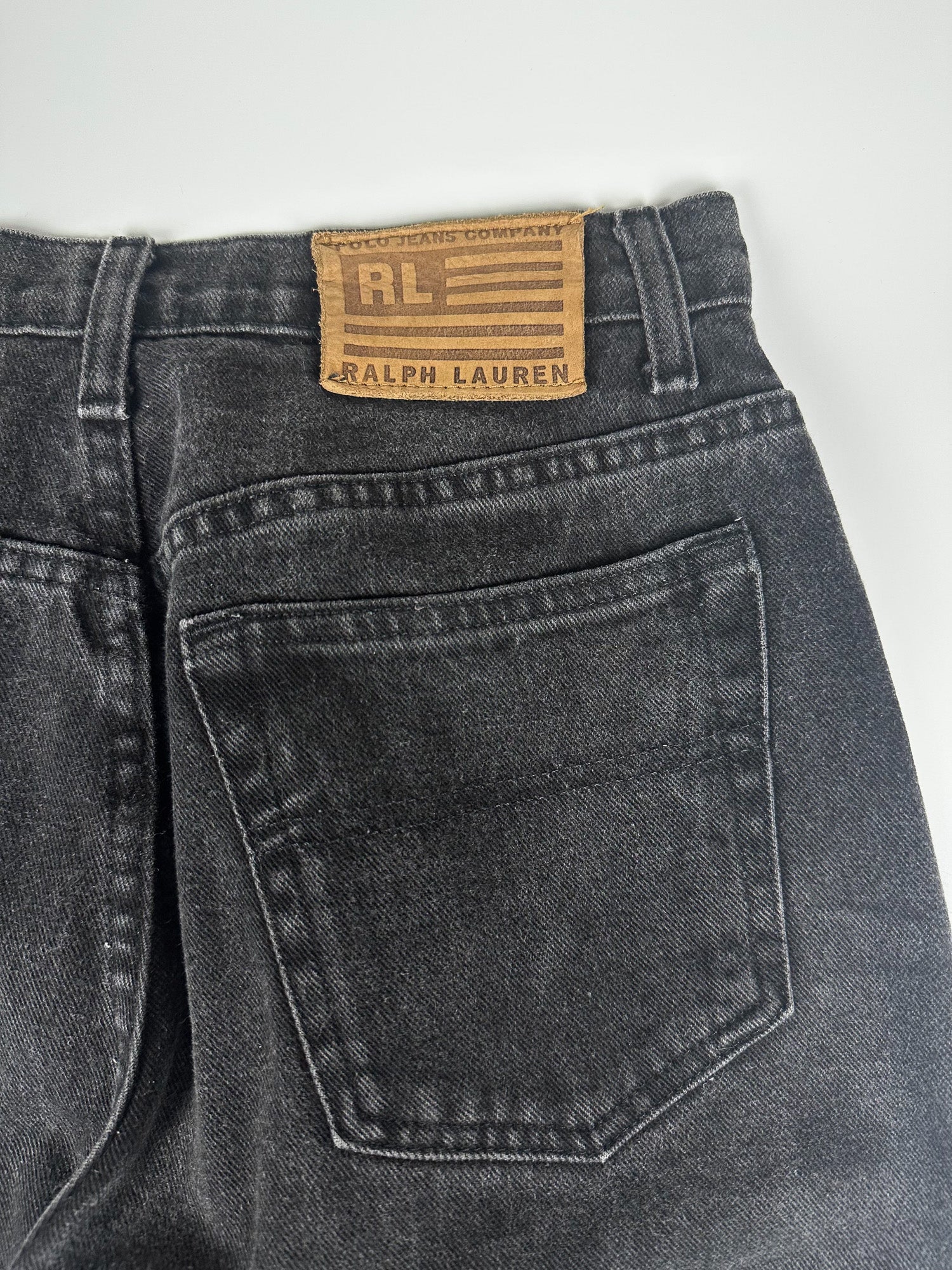 Vintage 90s Ralph Lauren Polo Jeans Company High-Rise Straight Fit Denim Pants (28x32.5)