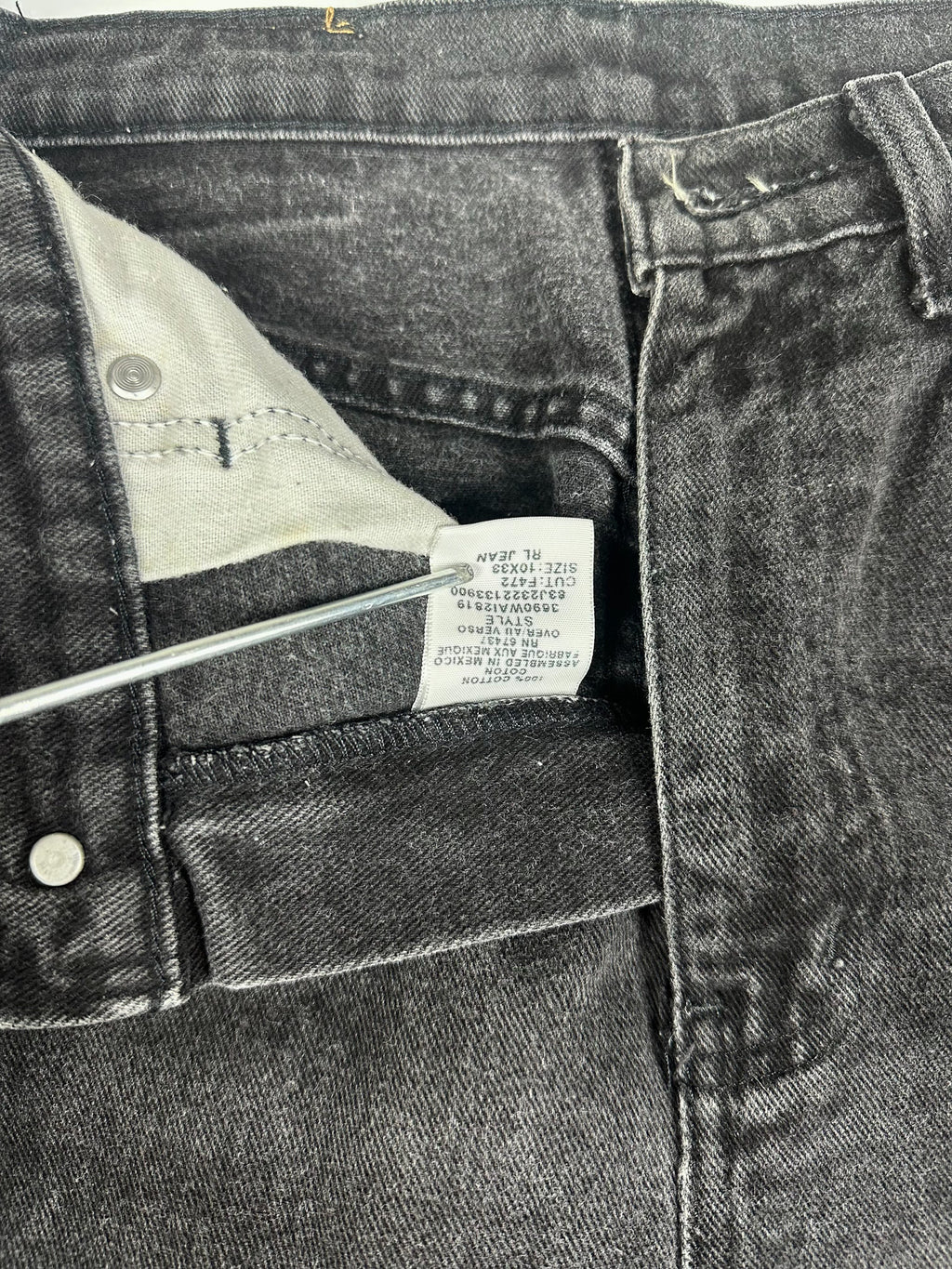Vintage 90s Ralph Lauren Polo Jeans Company High-Rise Straight Fit Denim Pants (28x32.5)