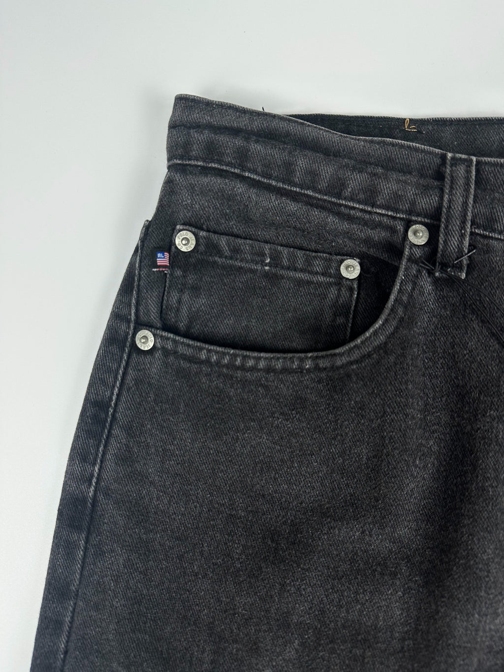 Vintage 90s Ralph Lauren Polo Jeans Company High-Rise Straight Fit Denim Pants (28x32.5)