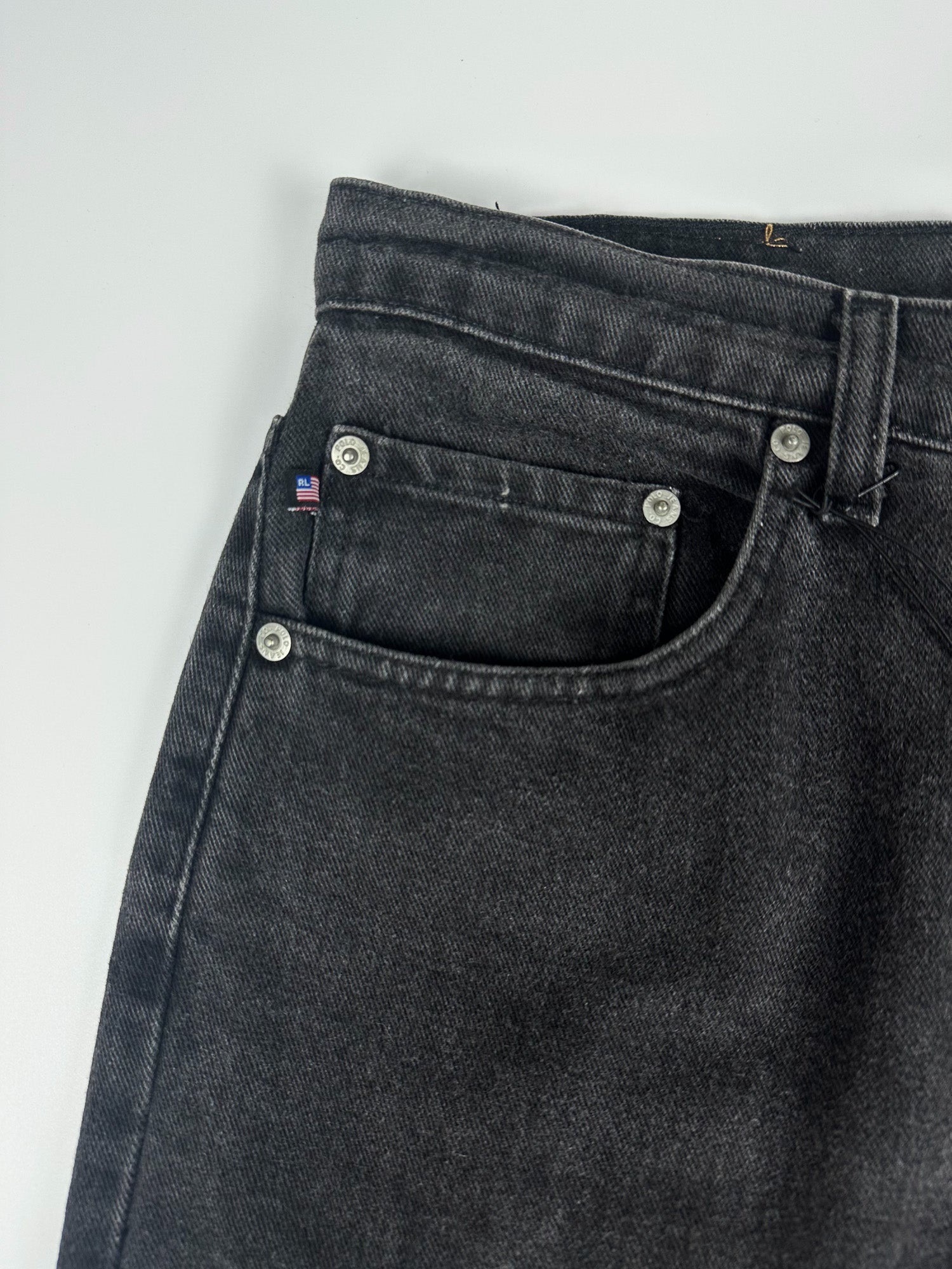 Vintage 90s Ralph Lauren Polo Jeans Company High-Rise Straight Fit Denim Pants (28x32.5)