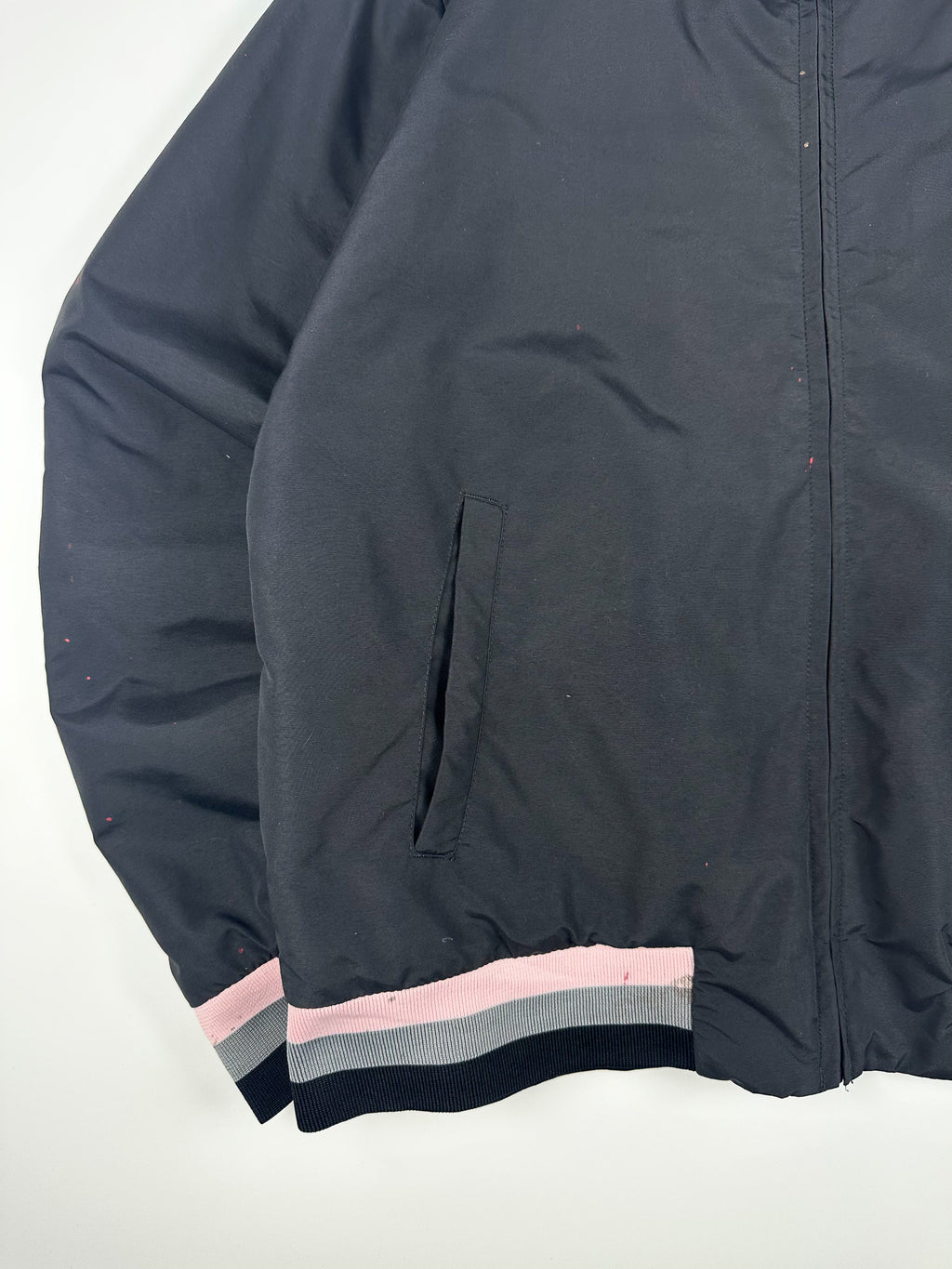 Vintage 00s 2005 Carhartt WIP Heavyweight Embroidered Fleece Lined Bomber Jacket (L)