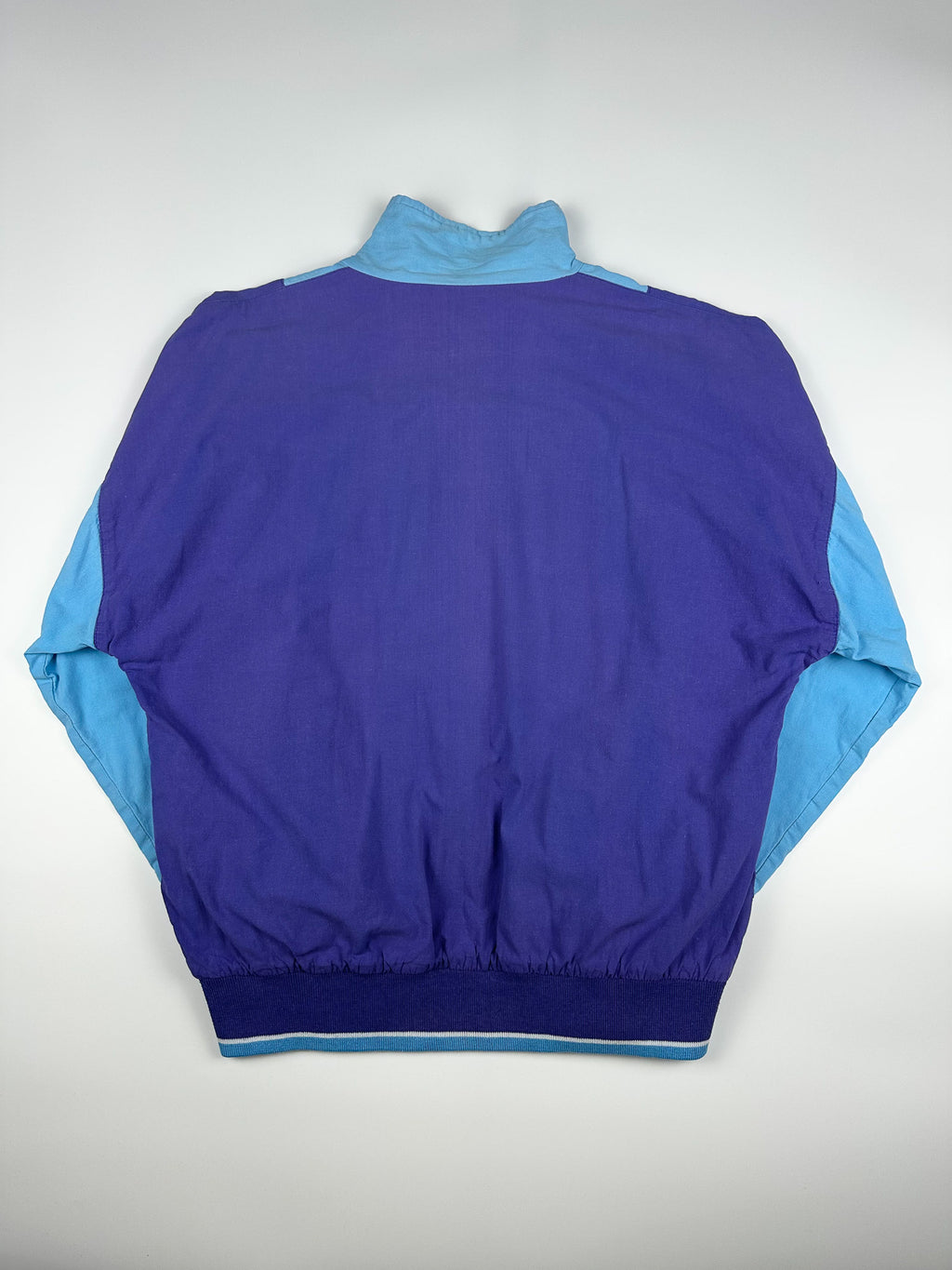 Vintage 80s Nike Embroidered Club Logo Colour Block Windbreaker Track Jacket (M)
