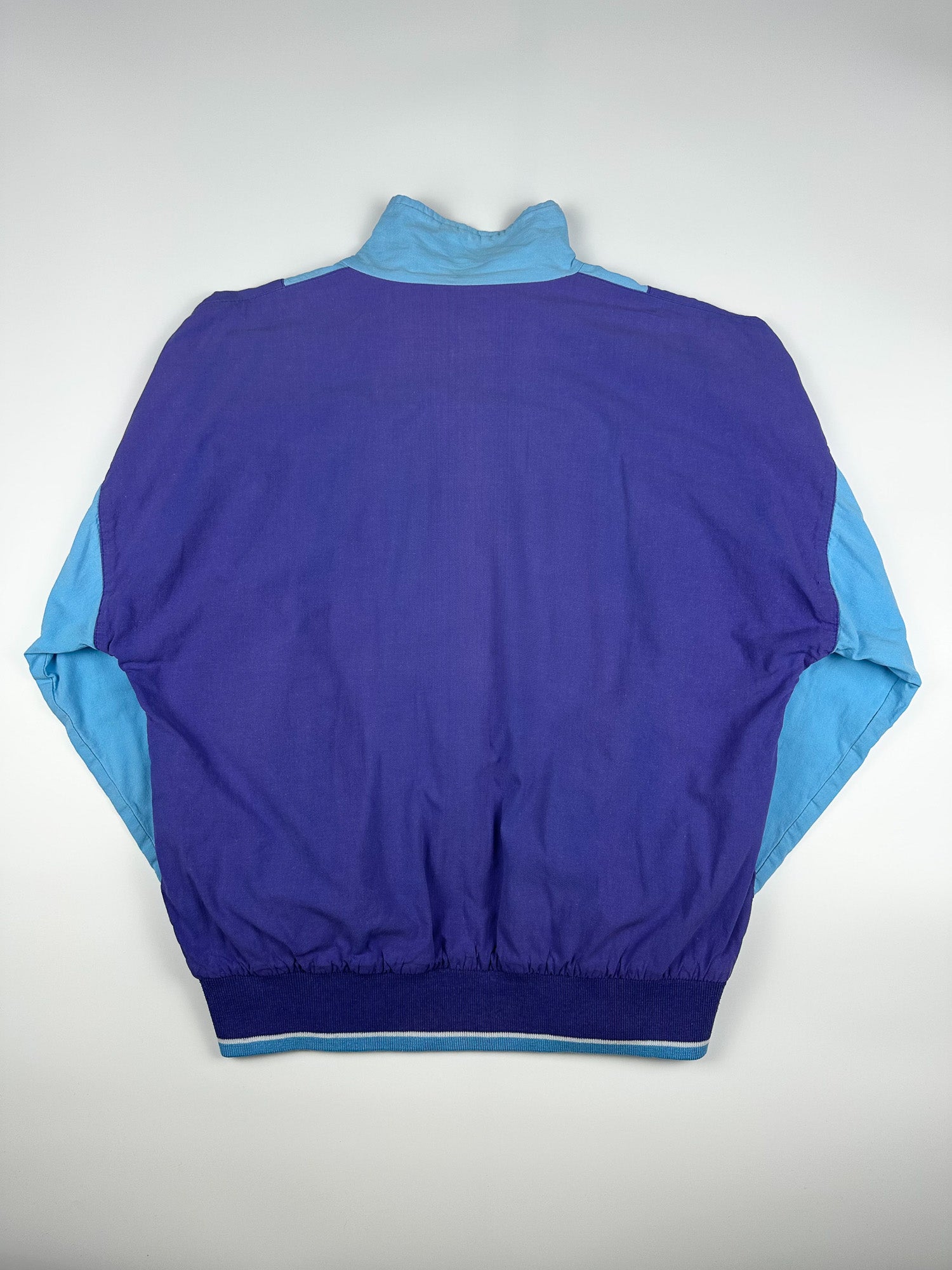 Vintage 80s Nike Embroidered Club Logo Colour Block Windbreaker Track Jacket (M)