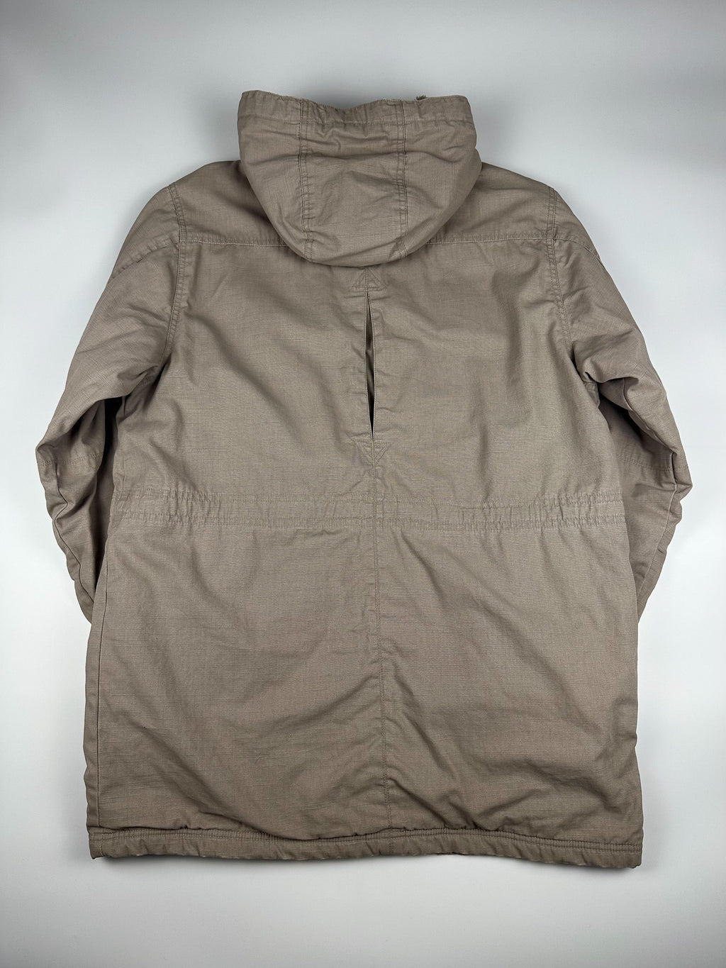 Vintage 00s Nike Heavyweight Sherpa Lined Embroidered Logo Hooded Parka Jacket (XL)